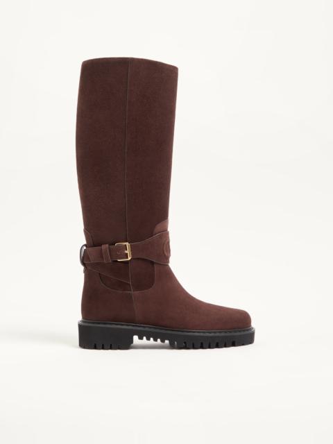 Valentino VLOGO SIGNATURE SPLIT LEATHER BOOT 40MM