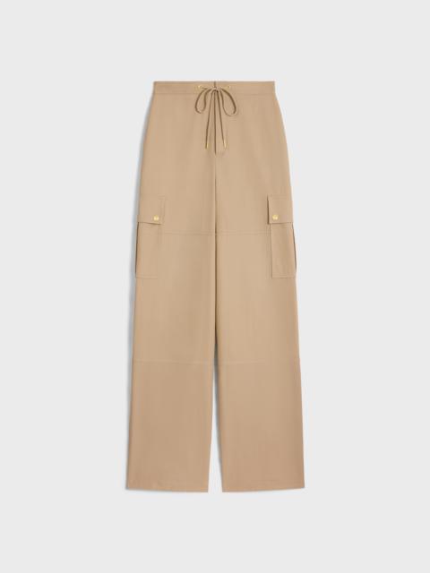 cargo pants in cotton twill