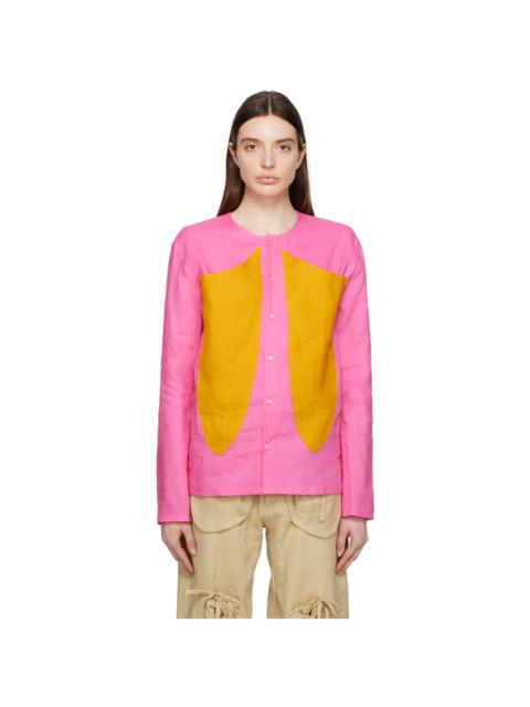 STRONGTHE Pink & Orange Wasp Shirt