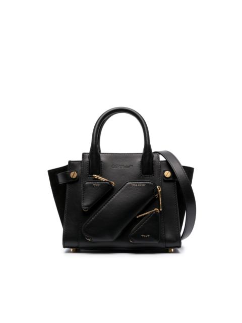Off-White small City leather tote bag