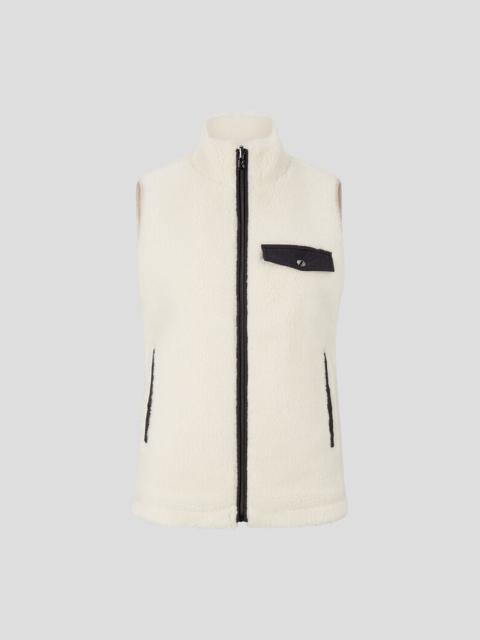 BOGNER Hilla Reversible waistcoat in Off-white