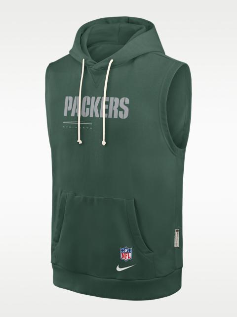 Nike Green Bay Packers Sideline Men's Nike Dri-FIT NFL Sleeveless Pullover Hoodie