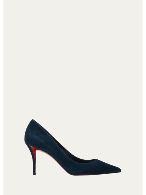 Christian Louboutin 80mm Miss Z Suede Pumps