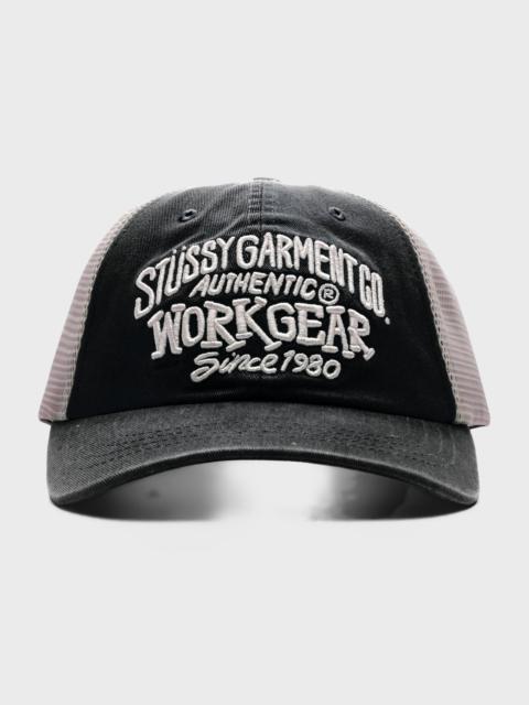 Stüssy LP WORKGEAR STRAPBACK CAP - BLACK