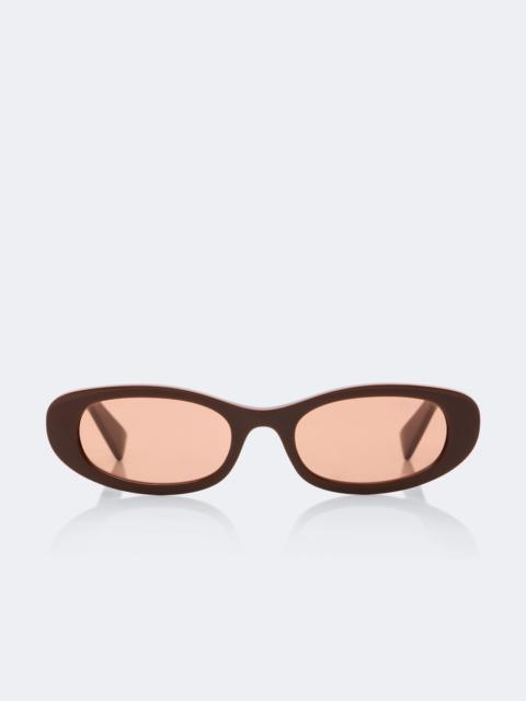 Miu Miu Signature oval sunglasses