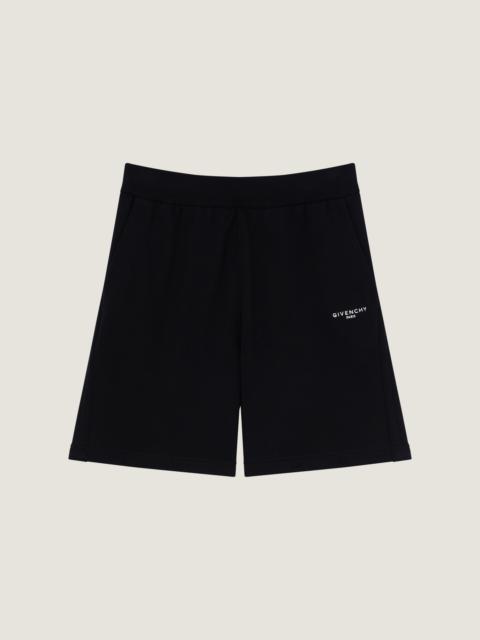 Givenchy COUTURE SEAM BERMUDA SHORTS IN FLEECE