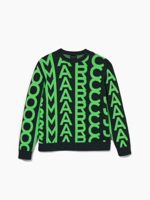 Marc Jacobs THE MONOGRAM OVERSIZED CREWNECK