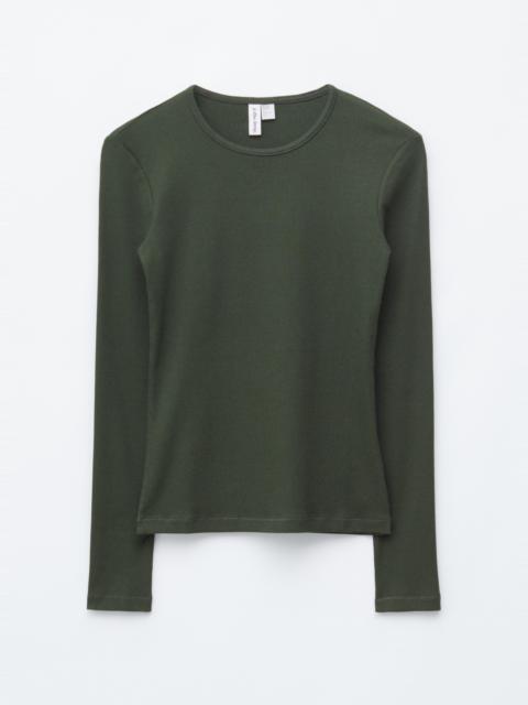 & Other Stories Ribbed Long-Sleeve Top