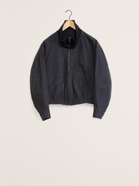 DOUBLE LAYER BLOUSON WITH RIB