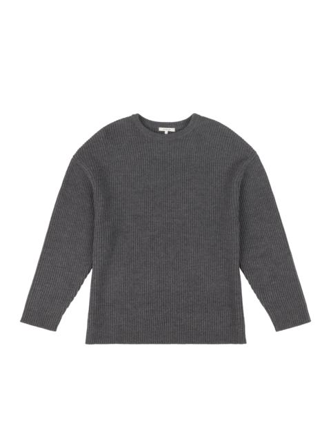 entire studios OVERSIZE KNIT CREWNECK CONCRETE