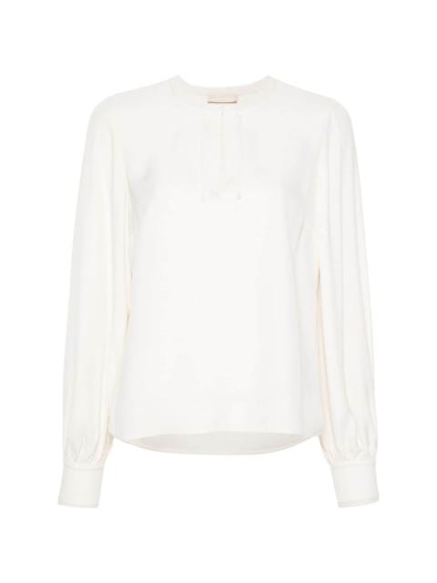 Greta crepe blouse