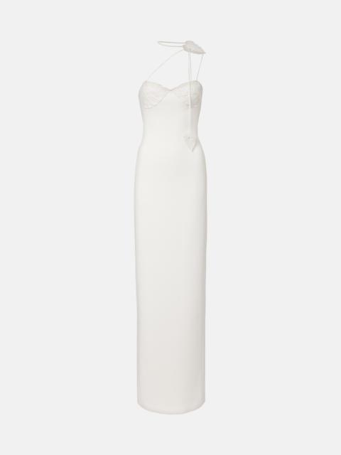 David Koma Embroidered gown