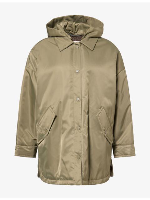 WEEKEND Max Mara Detachable-Hood Flap-Pocket Shell Jacket
