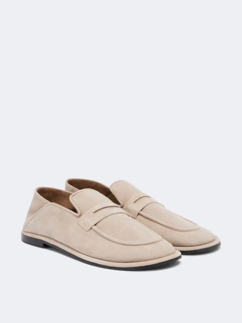 A.EMERY Clarence suede penny loafers