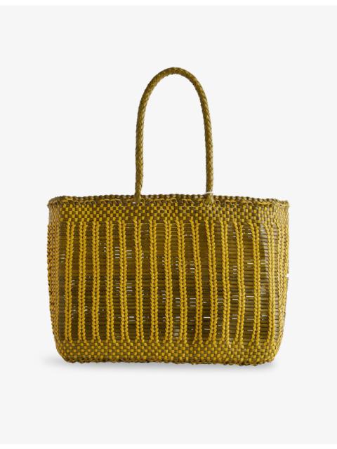DRAGON DIFFUSION Bali Basket Leather Tote Bag