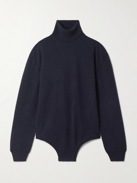 Maison Margiela Wool And Cashmere-blend Turtleneck Bodysuit