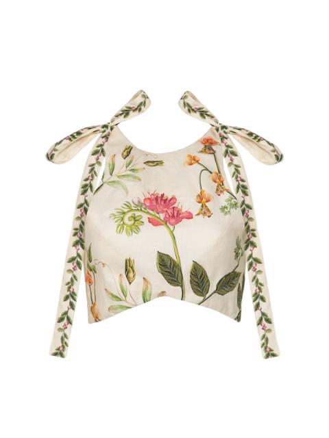 Agua by Agua Bendita Olmeca Cultivo Cropped Top