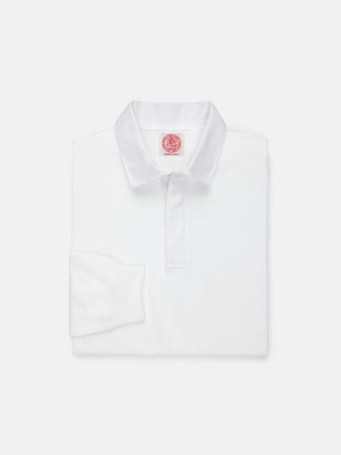 J. PRESS MADE-IN-USA WHITE COTTON RUGBY