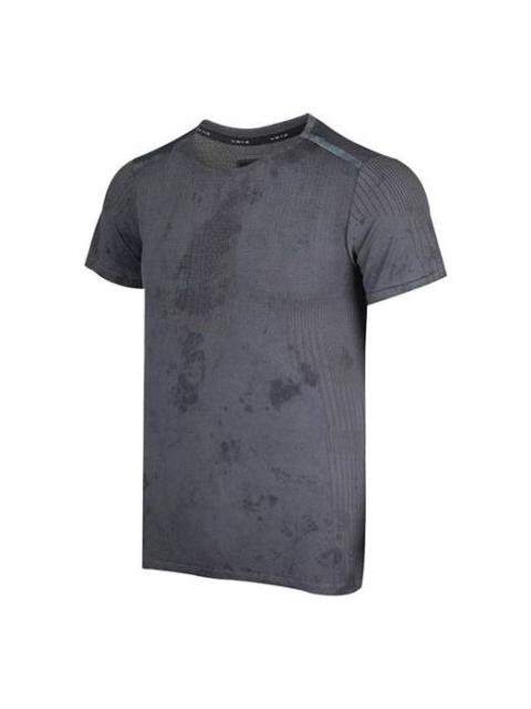 Nike Men's Nike Casual Sports Round Neck Training Running Short Sleeve Black T-Shirt BV5624-011