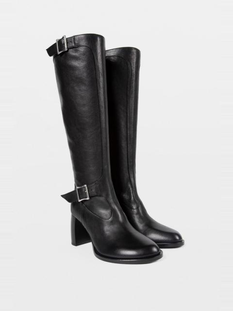 Ann Demeulemeester Gida Heeled High Boots with Belt