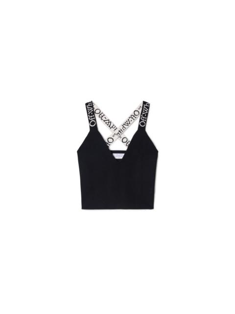 Black Logoband Tank Top