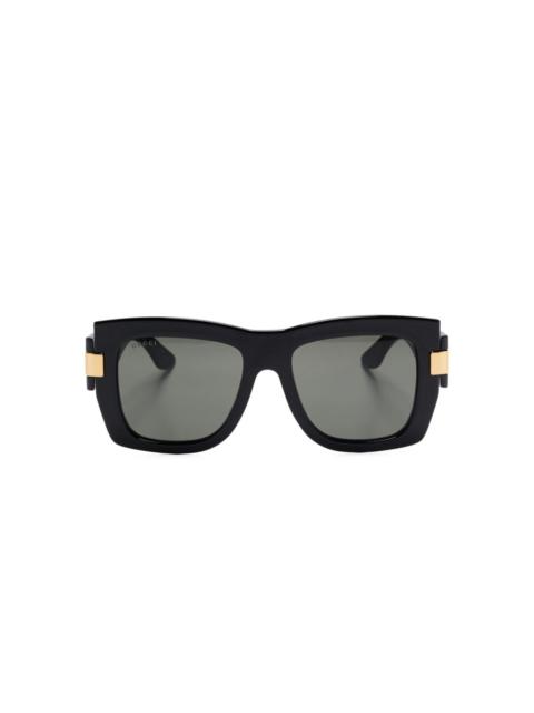 oversize-frame sunglasses