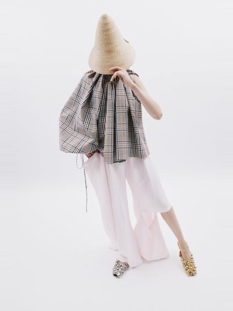 A.W.A.K.E. MODE SLIT KNEE TROUSERS PALE PINK