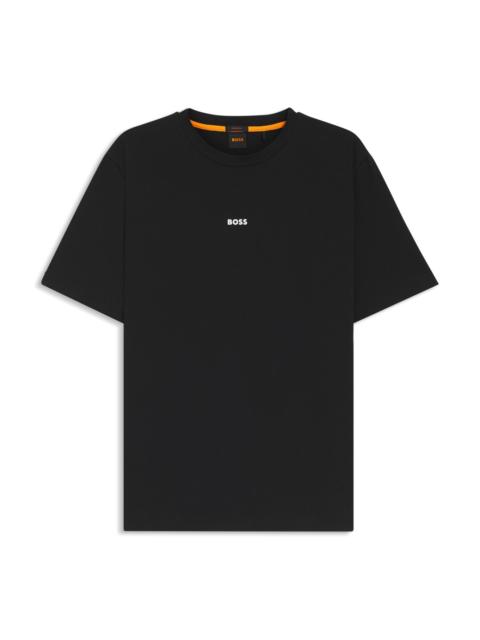 BOSS RELAXED-FIT T-SHIRT IN STRETCH COTTON WITH LOGO PRINT