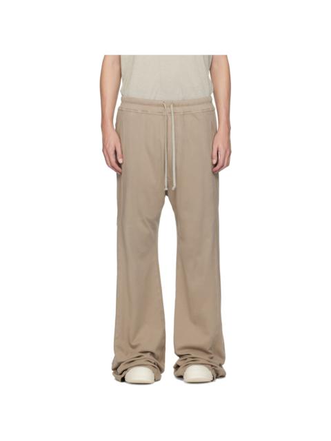 Rick Owens DRKSHDW Taupe Concordians Pusher Sweatpants