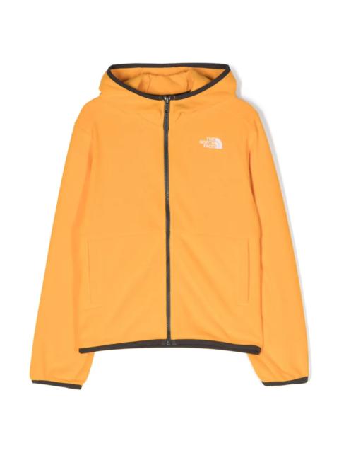The North Face Fleece Glacier Full Zip Hooded Jacket GS "Summit Gold" NF0A82TV56P