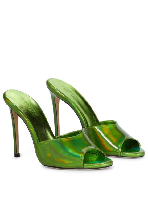 PARIS TEXAS Holographic sandals