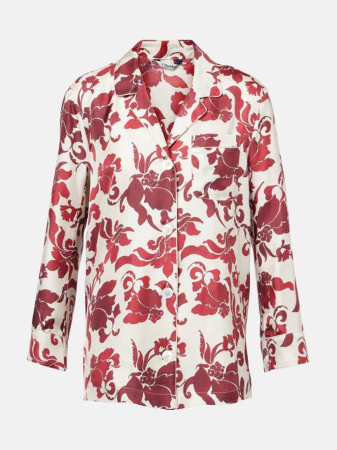 'S Max Mara Alan silk jacquard blazer