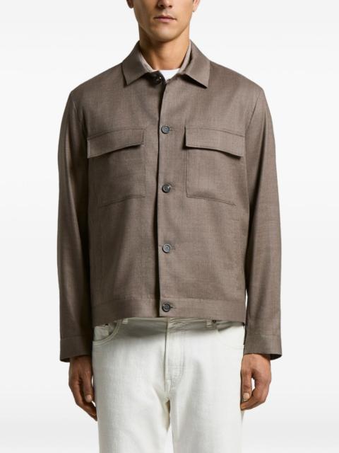 PESERICO flap-pocket jacket