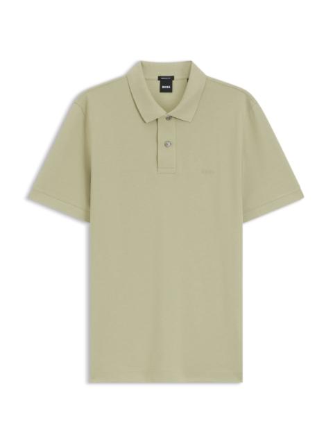 BOSS PALLAS POLO SHIRT IN COTTON PIQUÉ WITH EMBROIDERED LOGO