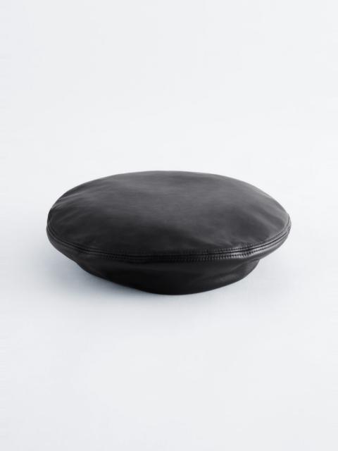 & Other Stories Leather Beret