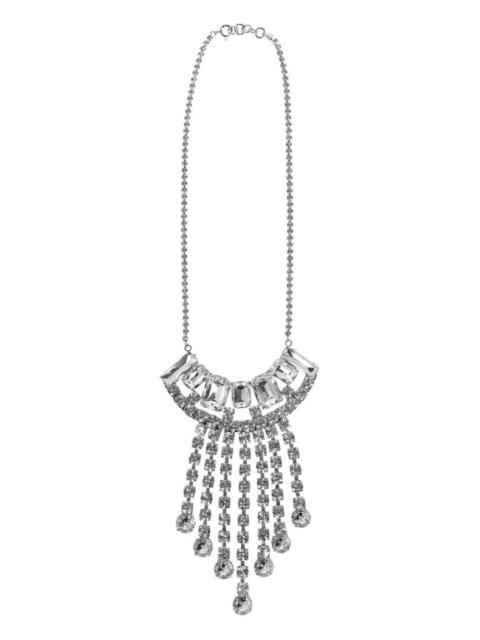 Dries Van Noten STATEMENT BRASS NECKLACE WITH STRASS CHARMS