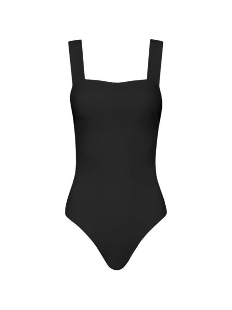 BONDI BORN® Gwen square-neckline swimsuit