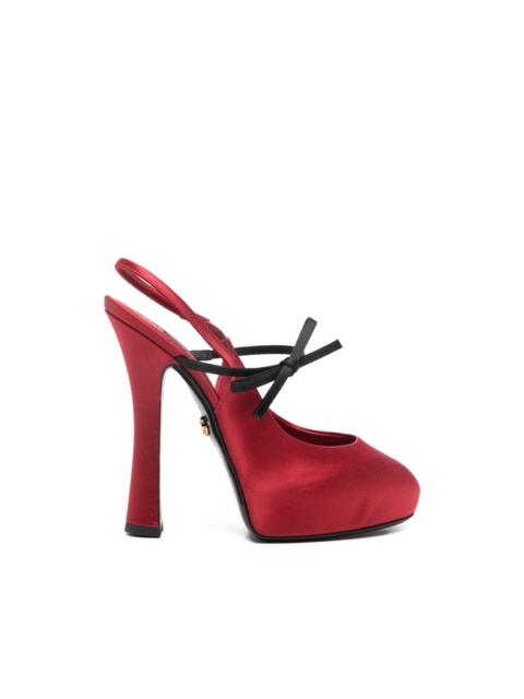 Dolce & Gabbana bow-detail slingback heeled pumps