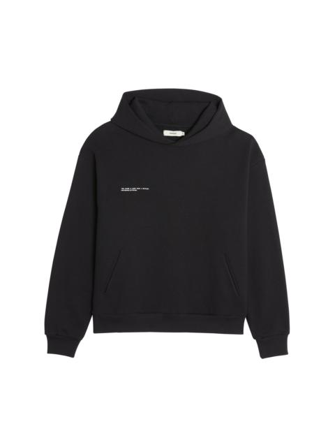 PANGAIA Womens 365 Heavyweight Hoodie - Black