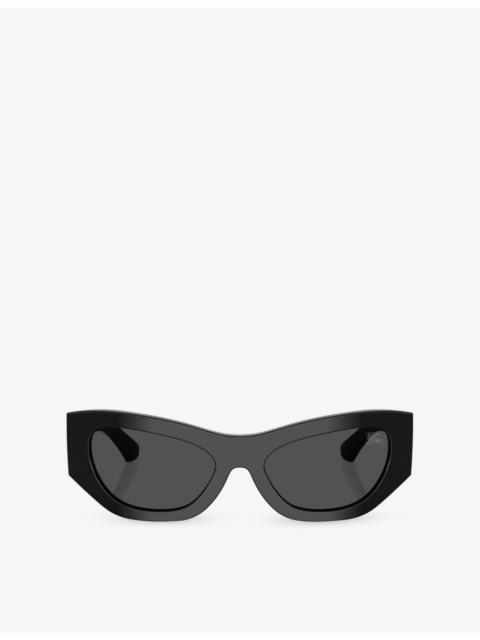 Burberry BE4450U Cat Eye-Frame Acetate Sunglasses