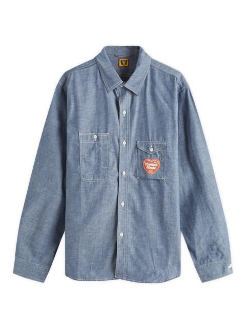 Human Made chambray work shirt