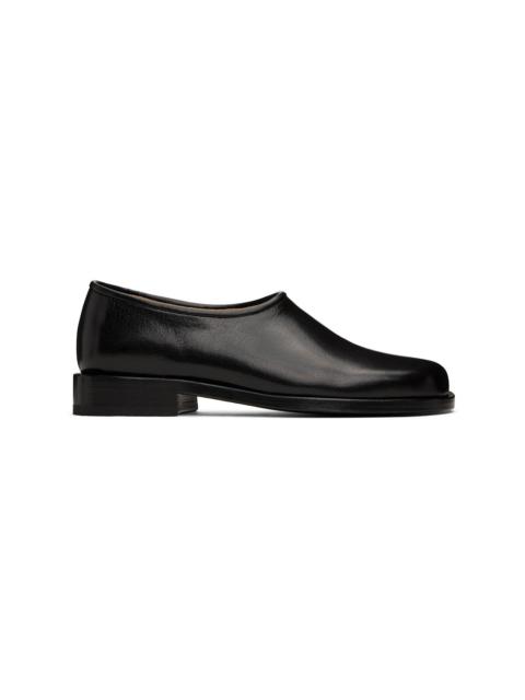 Lemaire Black Anatomic Slip On Loafers