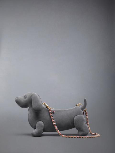 Thom Browne CALF SUEDE BABY HECTOR BAG