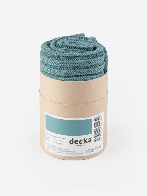 Iron Heart DEC-CAS-STO Decka Cased Heavyweight Plain Socks - Stone