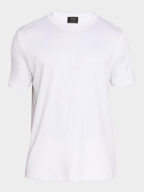 Brioni Men's Sea Island Cotton Crewneck T-Shirt