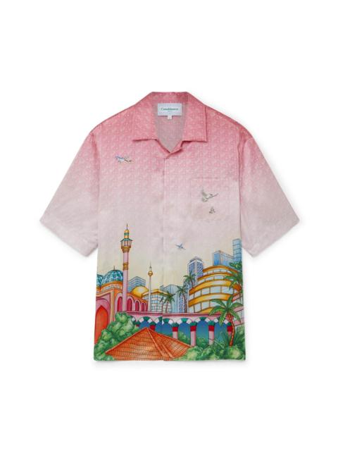 Morning City View Silk Shirt