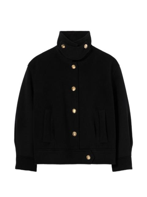Claudie Pierlot short gold blouson coat