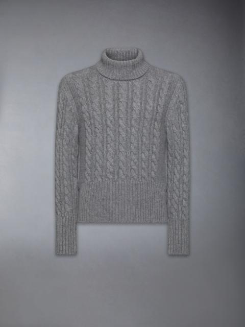Classic Cashmere Cable Turtle Neck