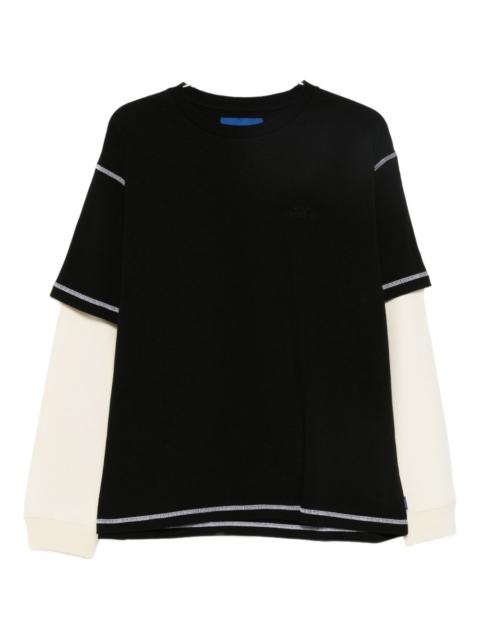 AWAKE NY seam-detail layered jumper