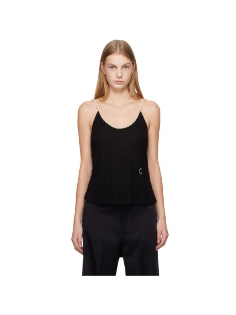 Stella McCartney Black Pearl Embroidery Top